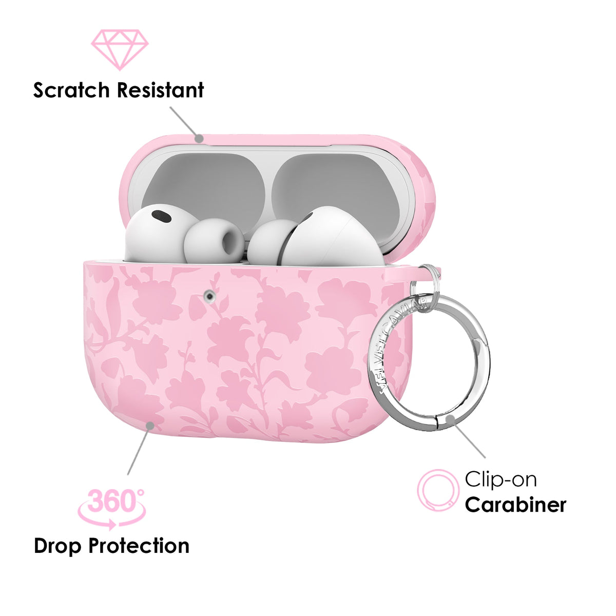 Magical Mauve Floral AirPod Case