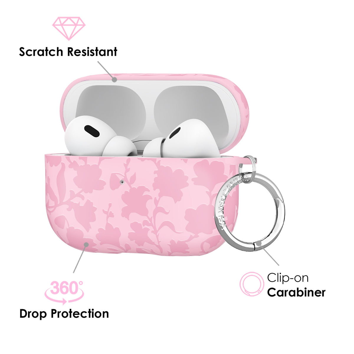 Magical Mauve Floral AirPod Case