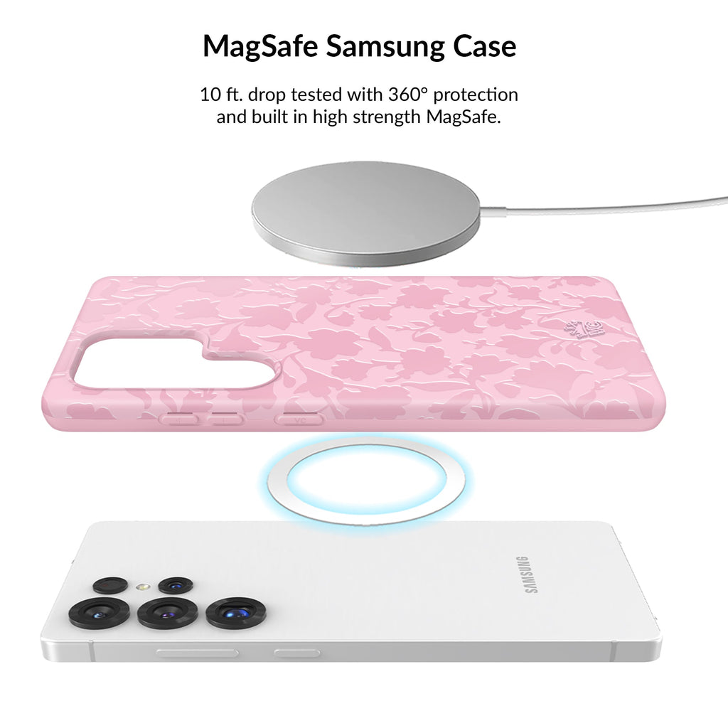 Magical Mauve Floral Samsung Bundle Set