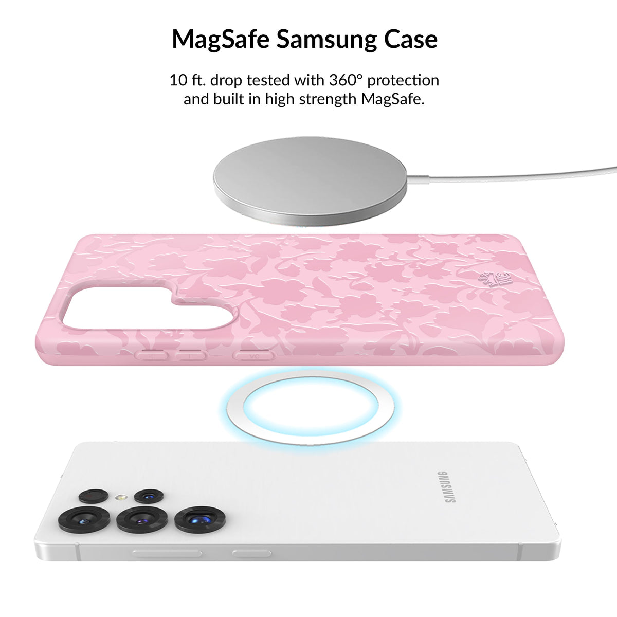 Magical Mauve Floral Samsung Bundle Set