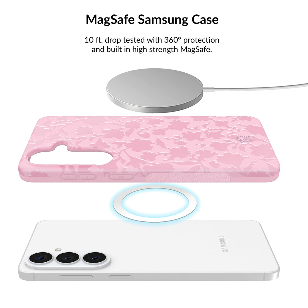 Magical Mauve Floral Samsung Bundle Set
