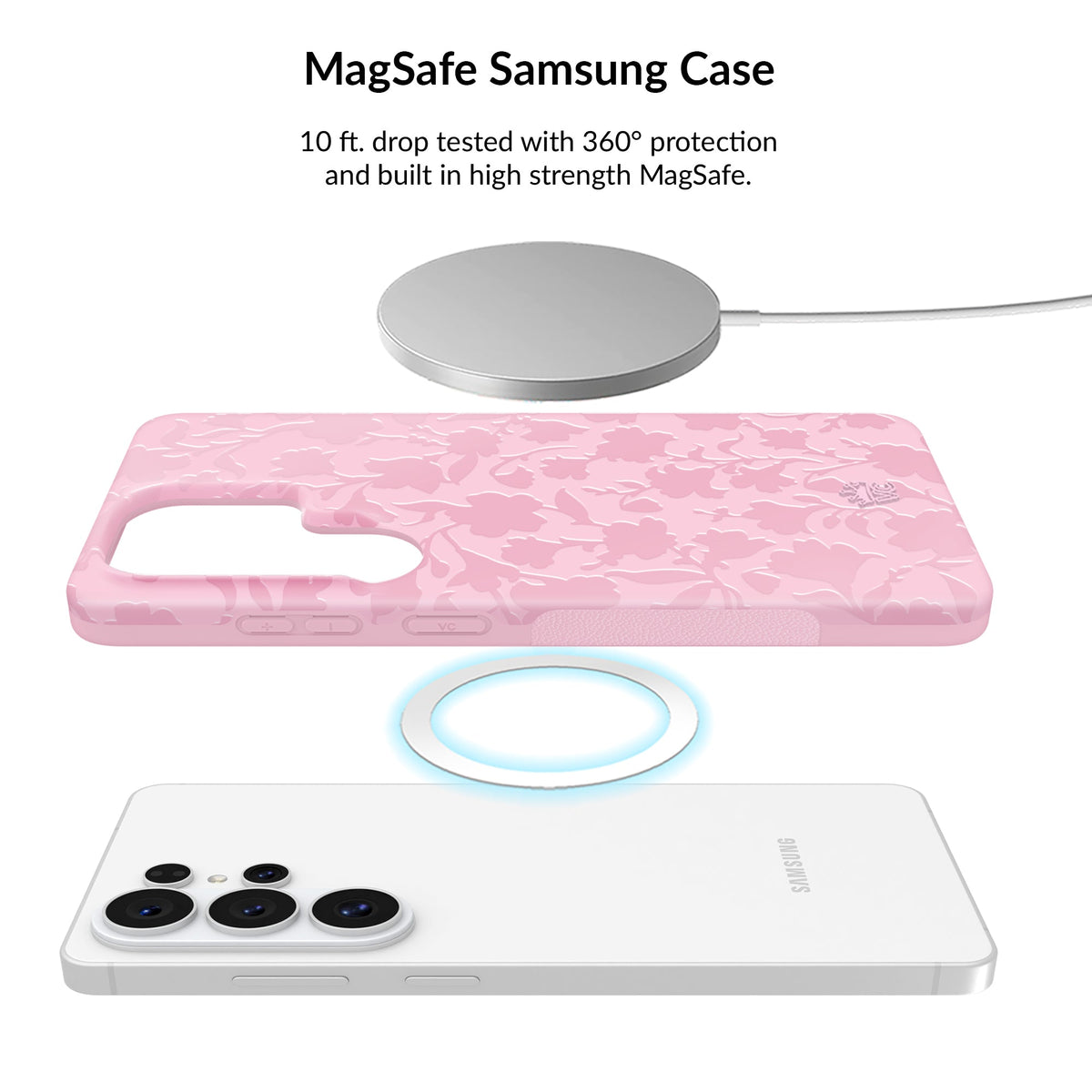 Magical Mauve Floral Samsung Bundle Set