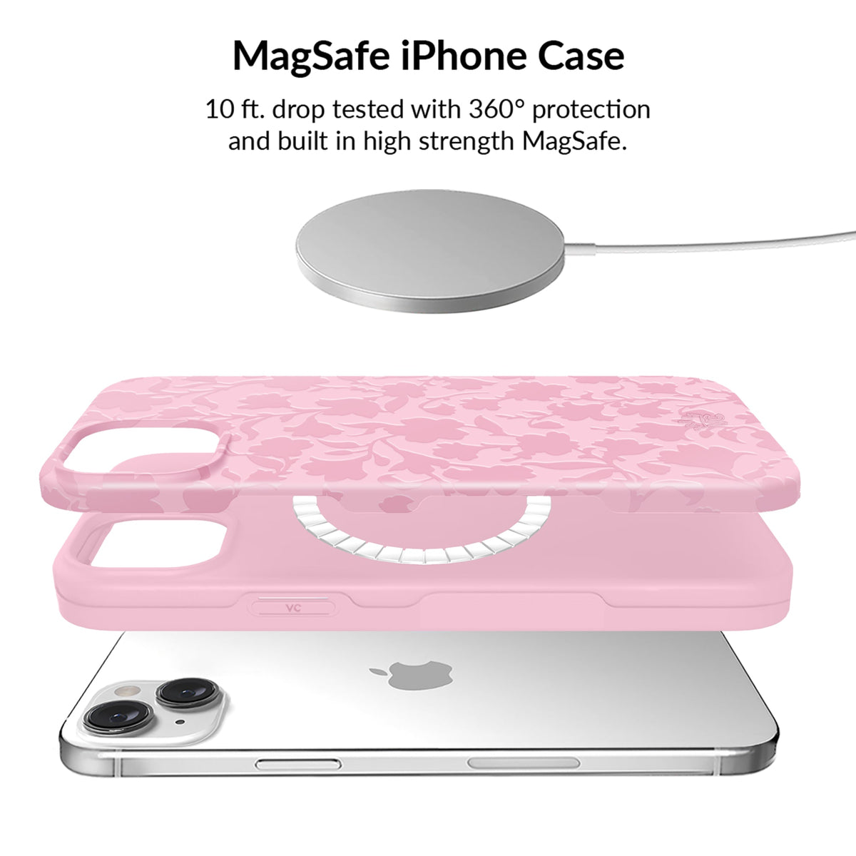 Magical Mauve Floral iPhone Bundle Set