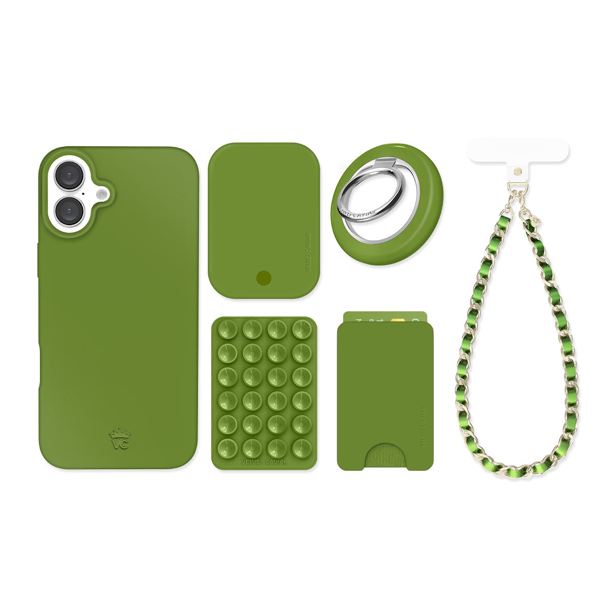 Matcha Green iPhone Bundle Set