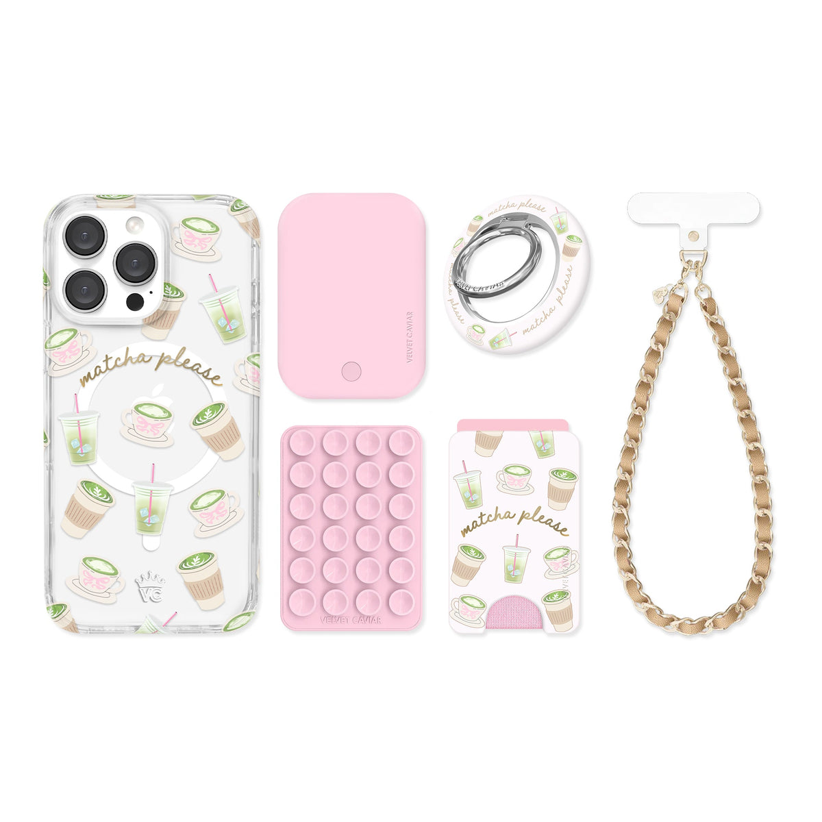 Matcha Please iPhone Bundle Set