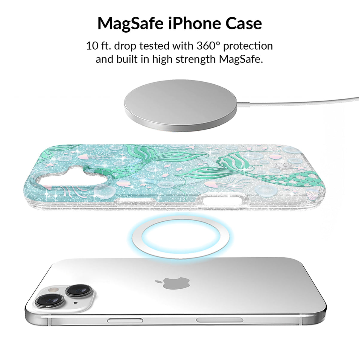 Mermaid Glitter Holo iPhone Bundle Set