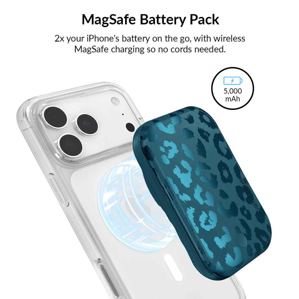 Metallic Navy Leopard iPhone Bundle Set