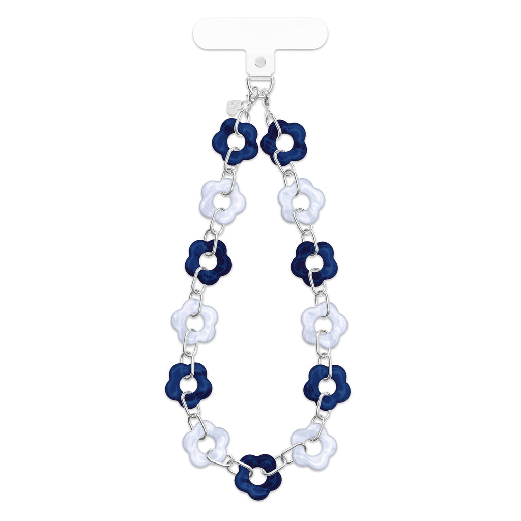 Midnight Blossom Chain Phone Charm