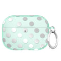 Mint Chrome Polka Dot AirPod Case