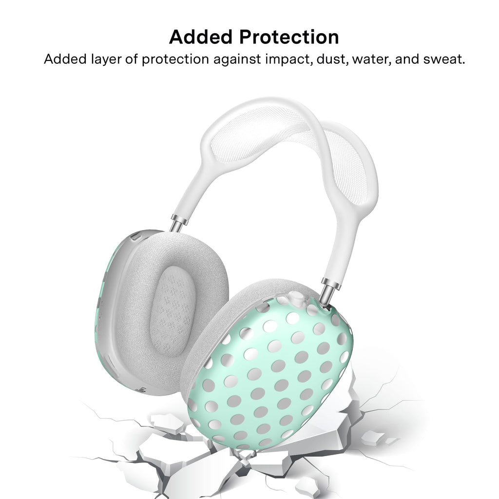 Mint Chrome Polka Dot AirPod Max Case
