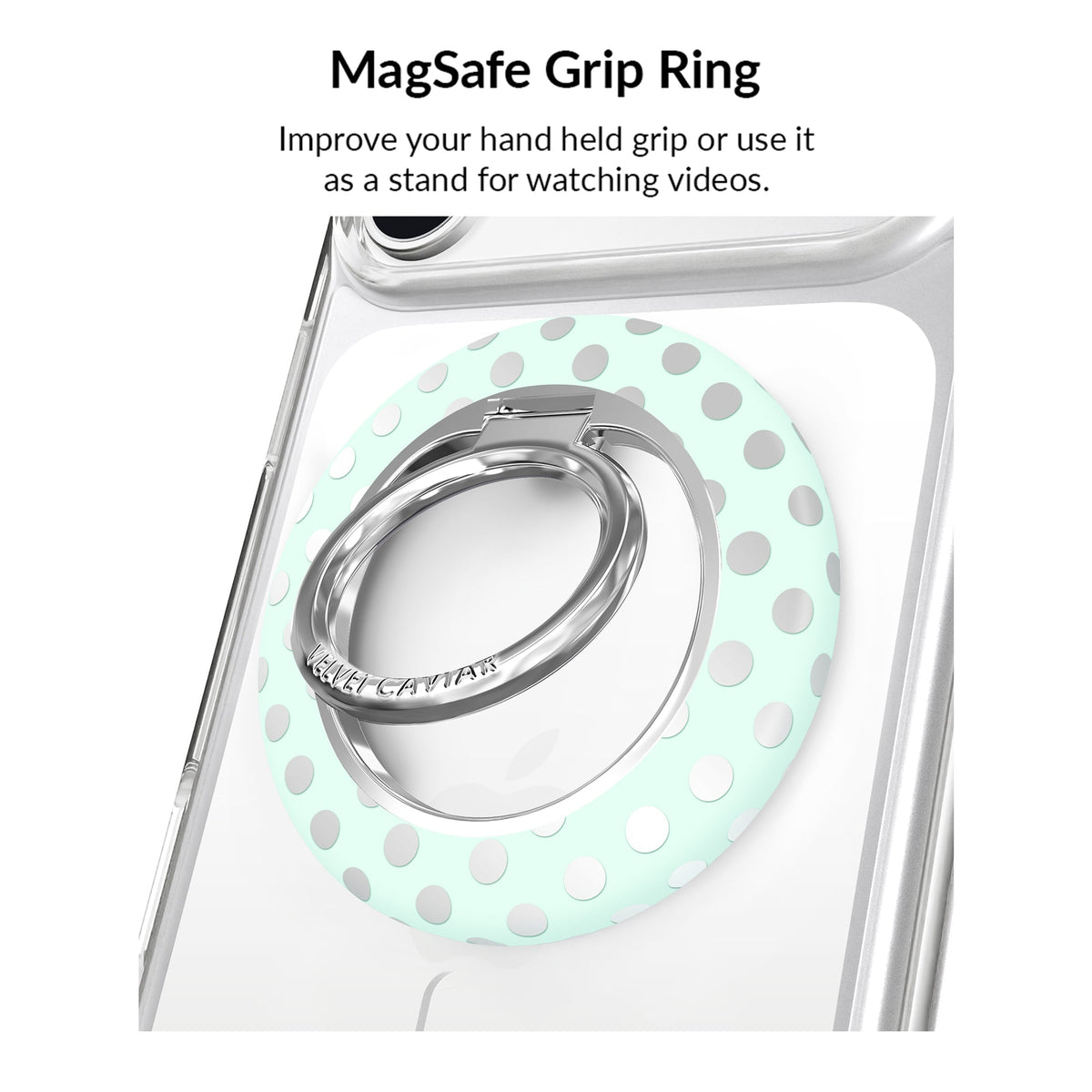 Mint Chrome Polka Dot iPhone Bundle Set