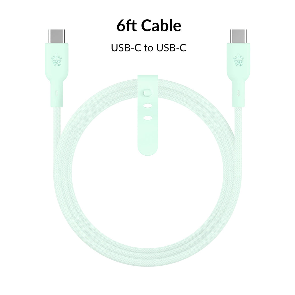 Mint Fast Charging Cable, 6ft USB-C