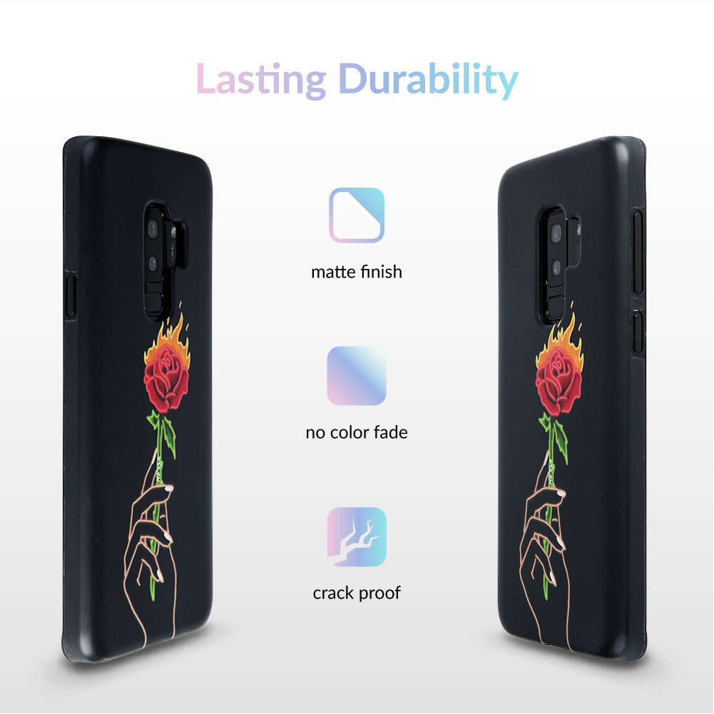 Neon Rose iPhone Case by Nessa