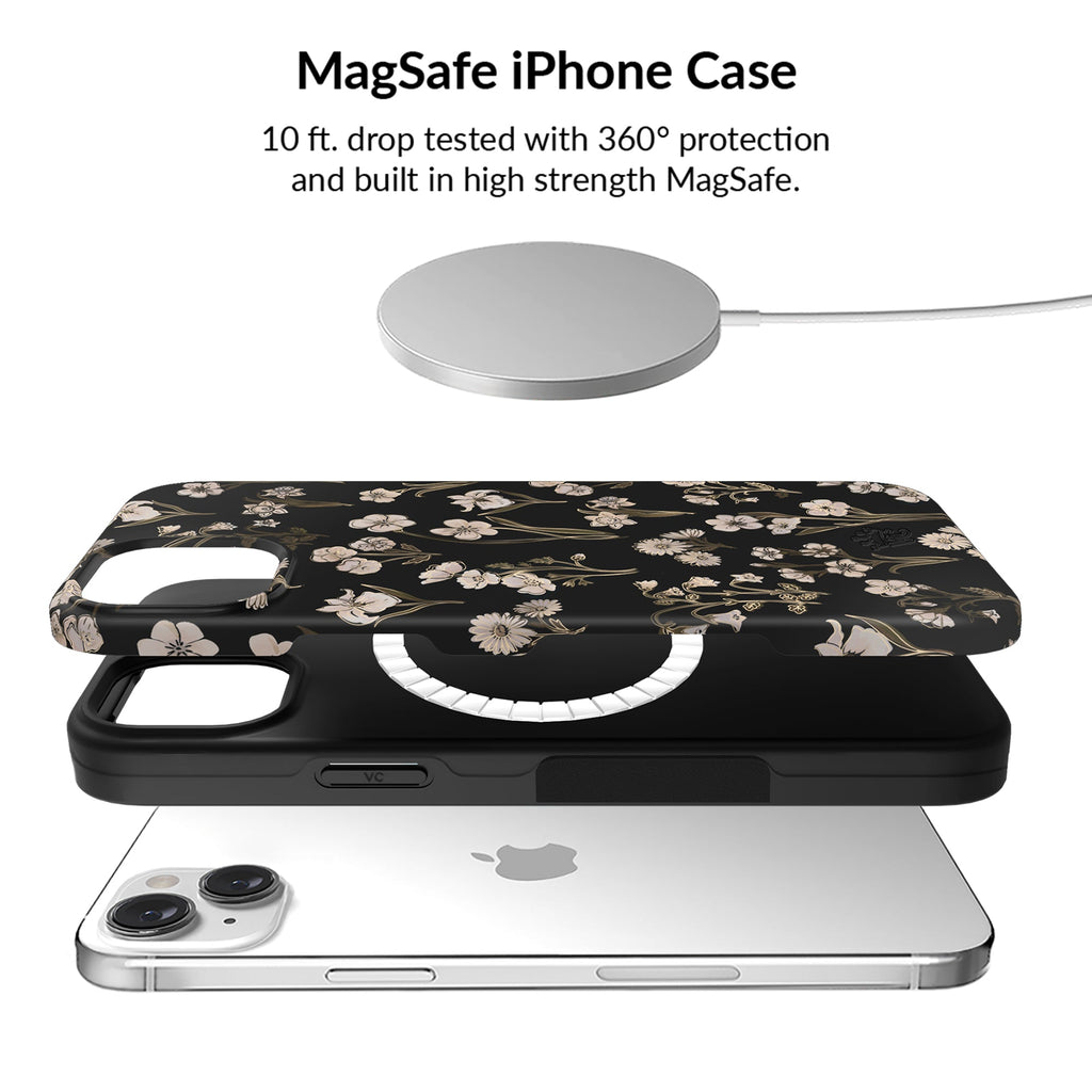 Nightbloom Gold Chrome Floral iPhone Bundle Set