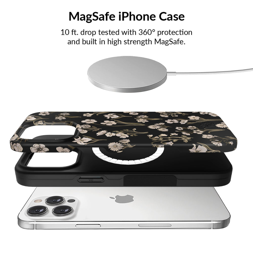 Nightbloom Gold Chrome Floral iPhone Bundle Set