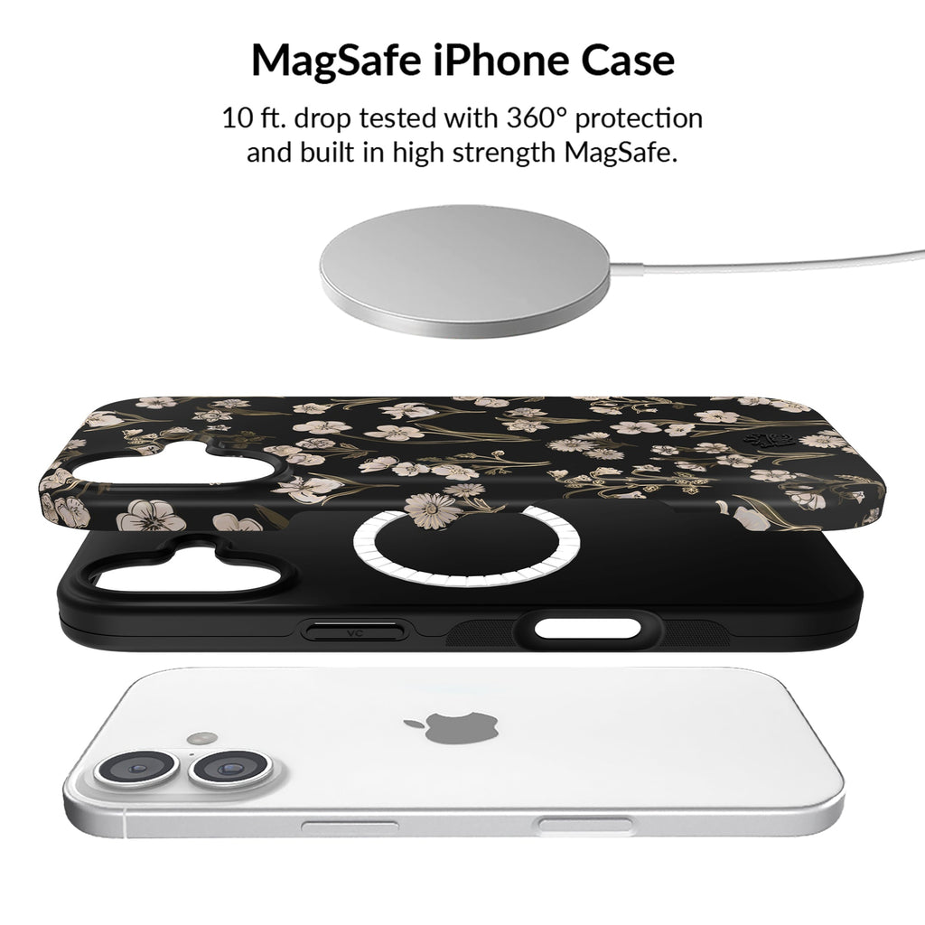 Nightbloom Gold Chrome Floral iPhone Bundle Set