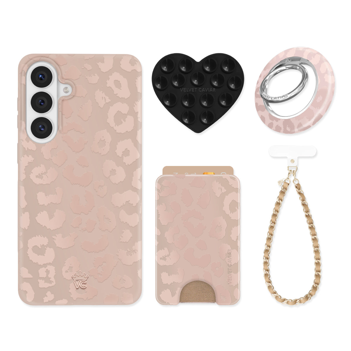 Nude Leopard Samsung Bundle Set