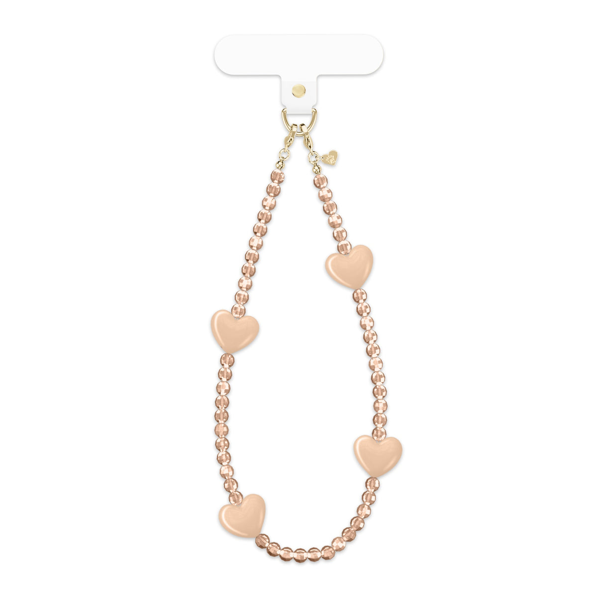 Nude Heart Phone Charm
