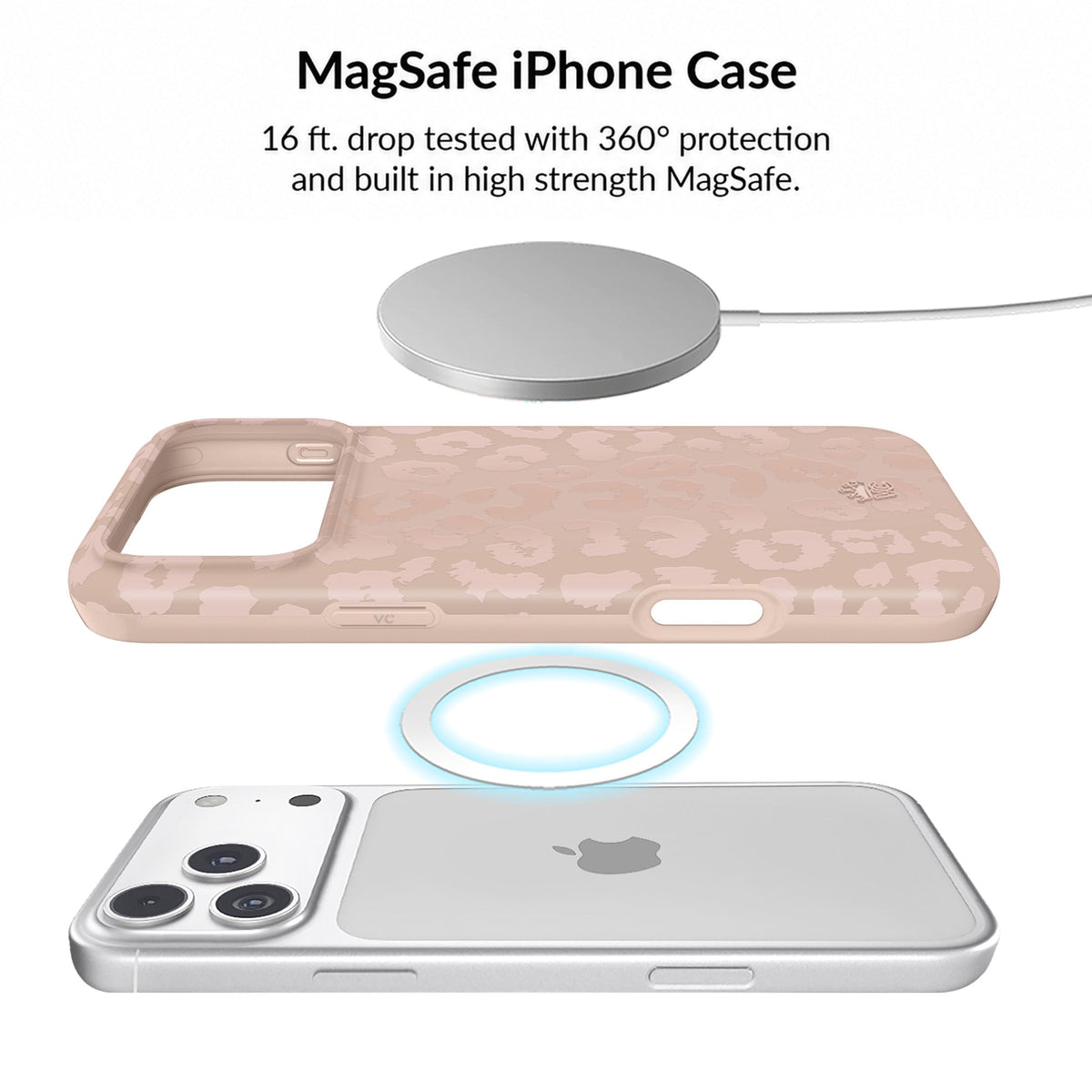 Nude Leopard iPhone Bundle Set