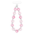 Pink Blossom Chain Phone Charm