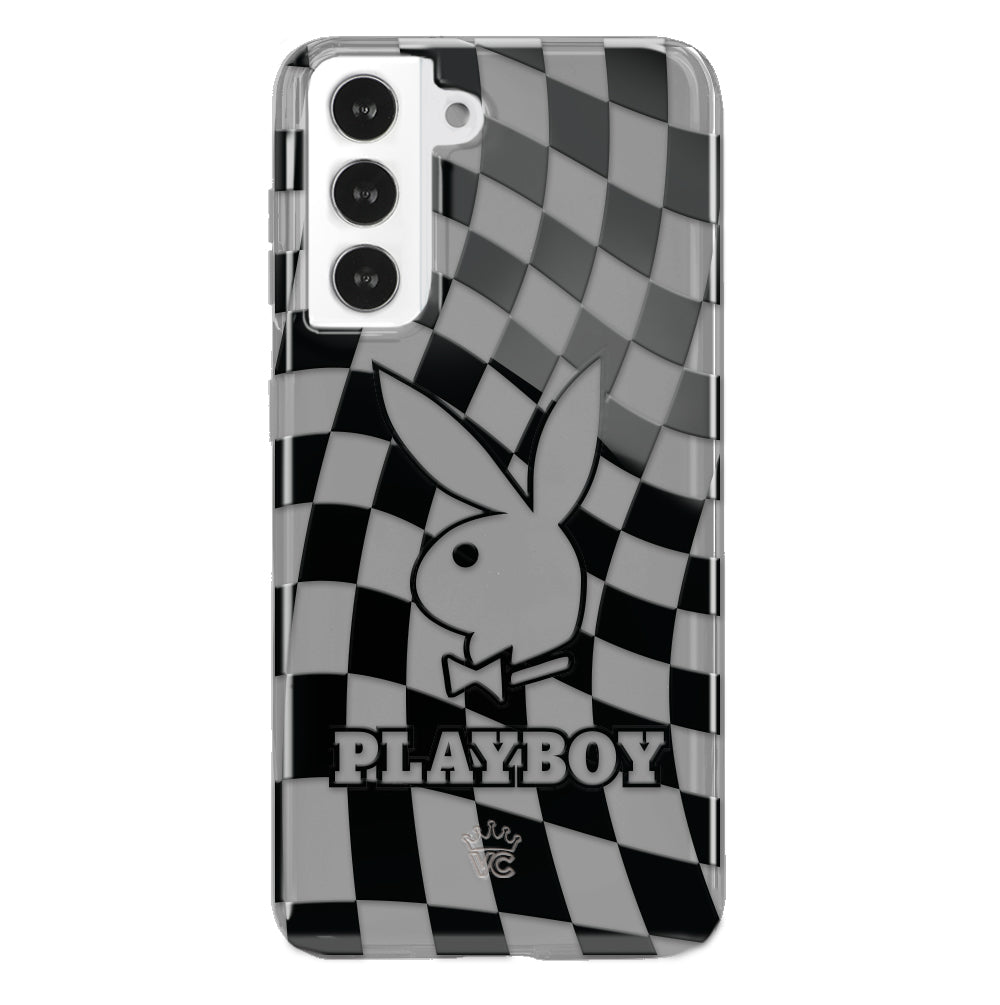 Playboy Checkmate Clear Samsung Case