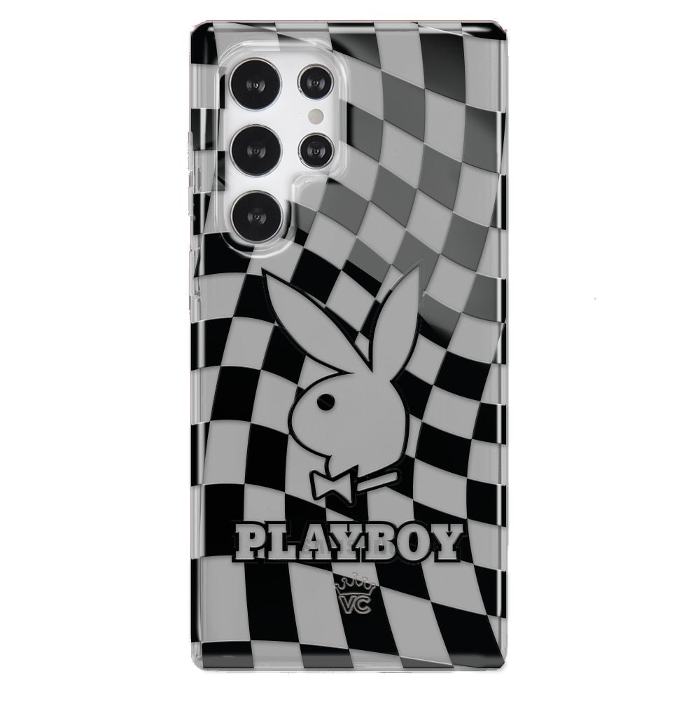 Playboy Checkmate Clear Samsung Case