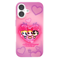 The Powerpuff Girls Airbrush Hearts iPhone Case