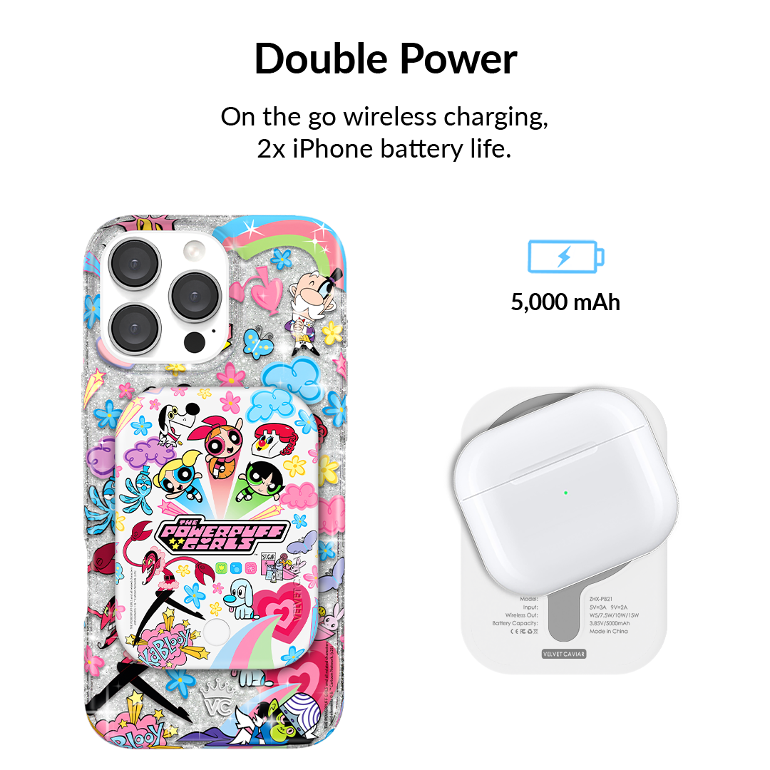 The Powerpuff Girls Girl Power Portable MagSafe Charger Power Pack