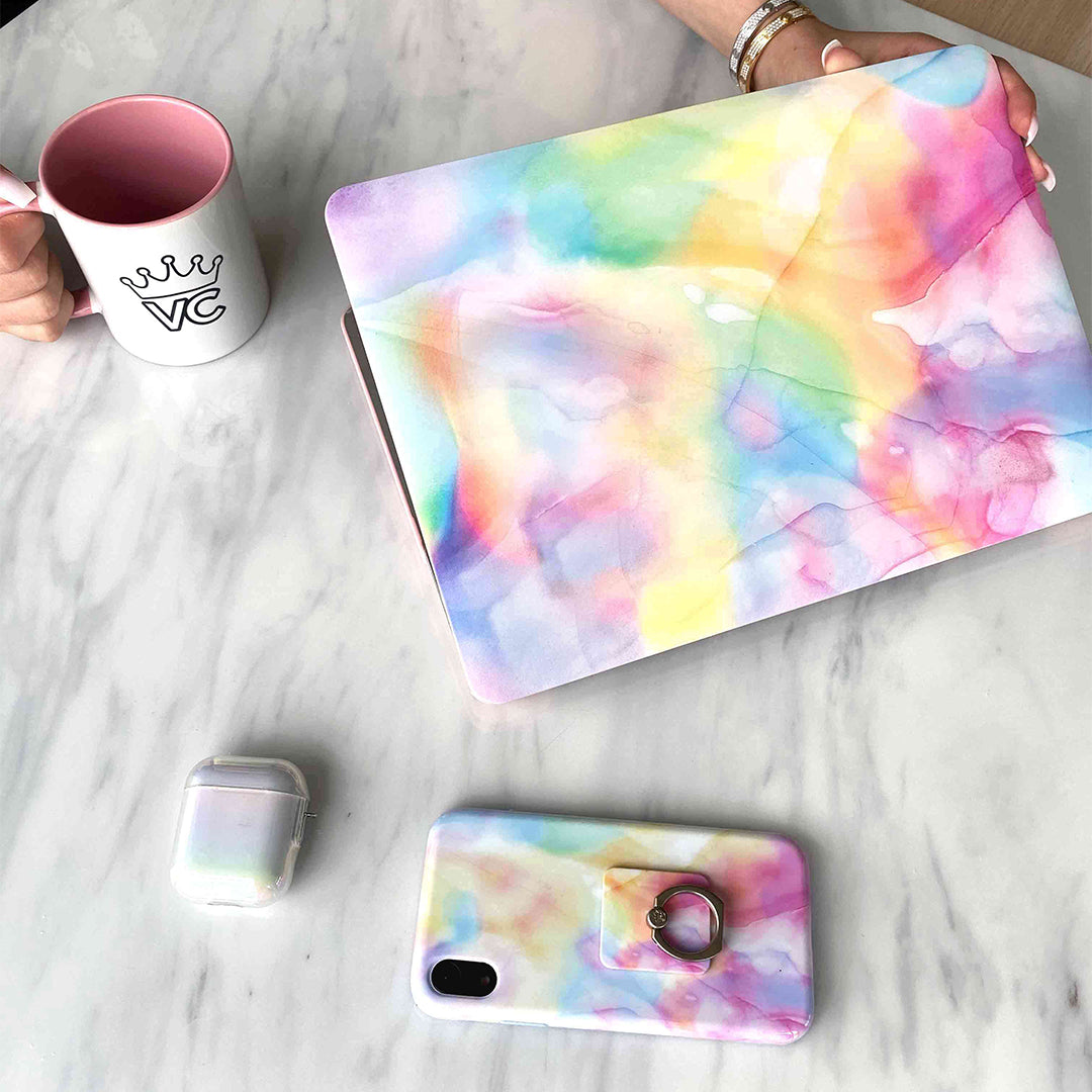 Pastel Tie Dye MacBook Case