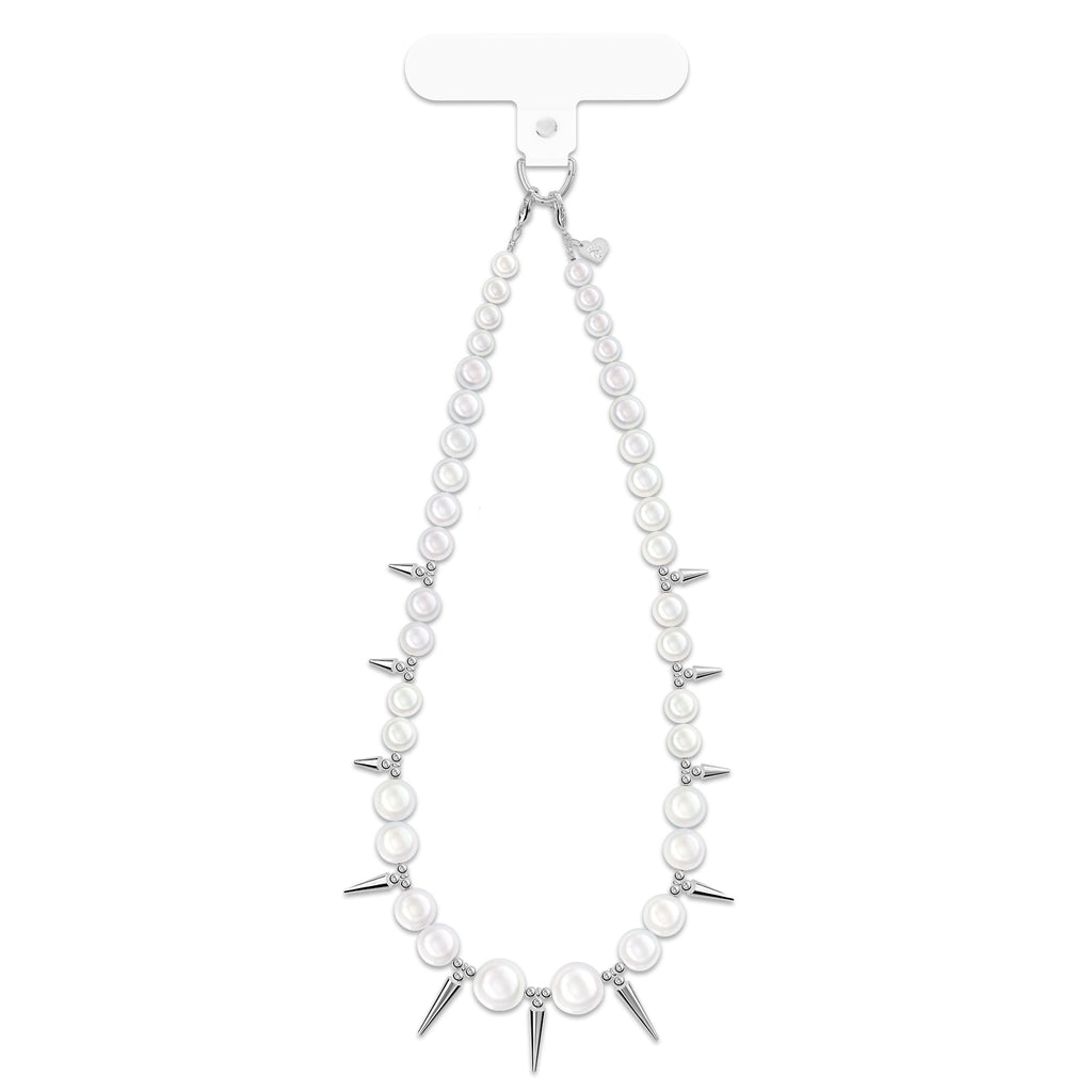Pearl Spike Phone Charm
