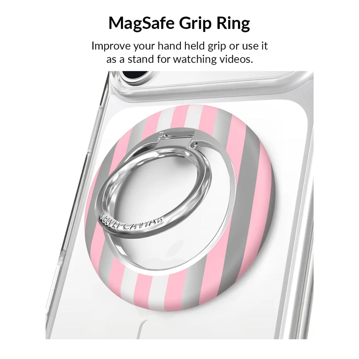 Pink Chrome Stripes iPhone Bundle Set