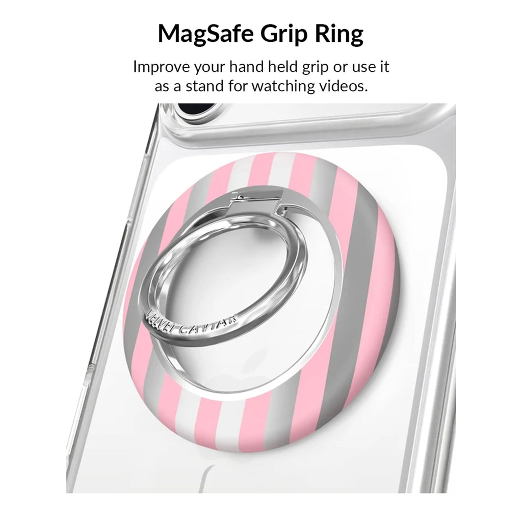 Pink Chrome Stripes iPhone Bundle Set