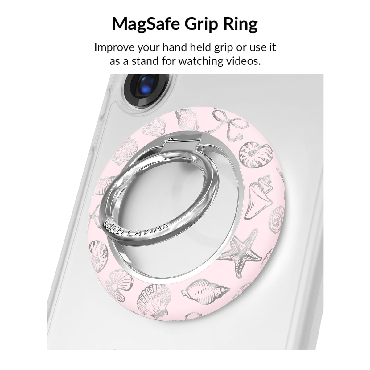 Pink Coastal Seashells Samsung Bundle Set