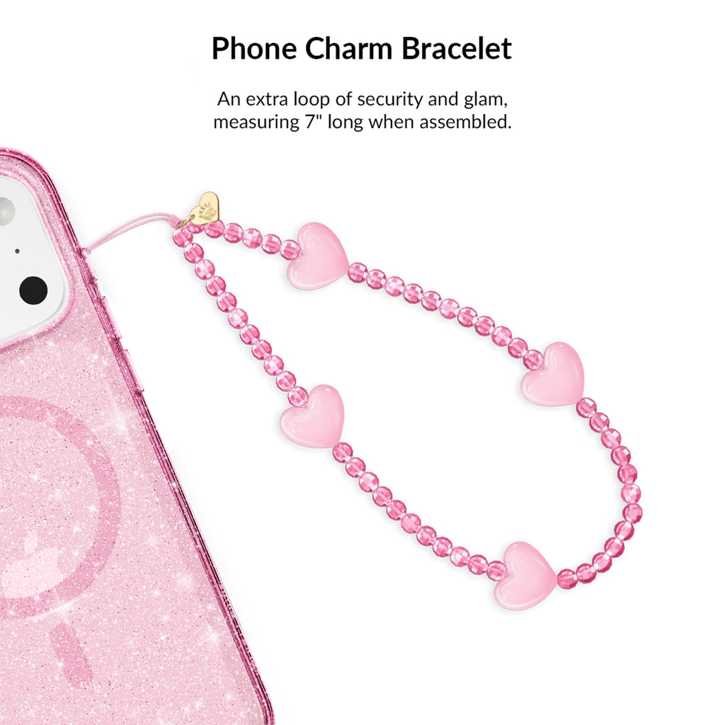 Pink Stardust Glitter iPhone Bundle Set
