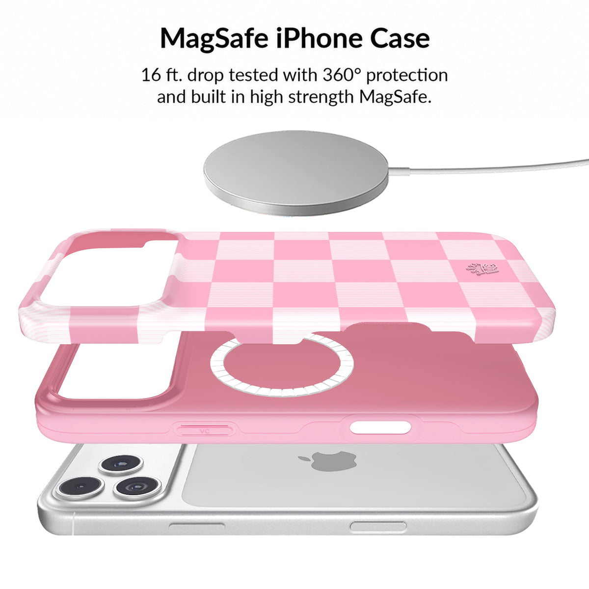 Pink Vibe Checker iPhone Bundle Set
