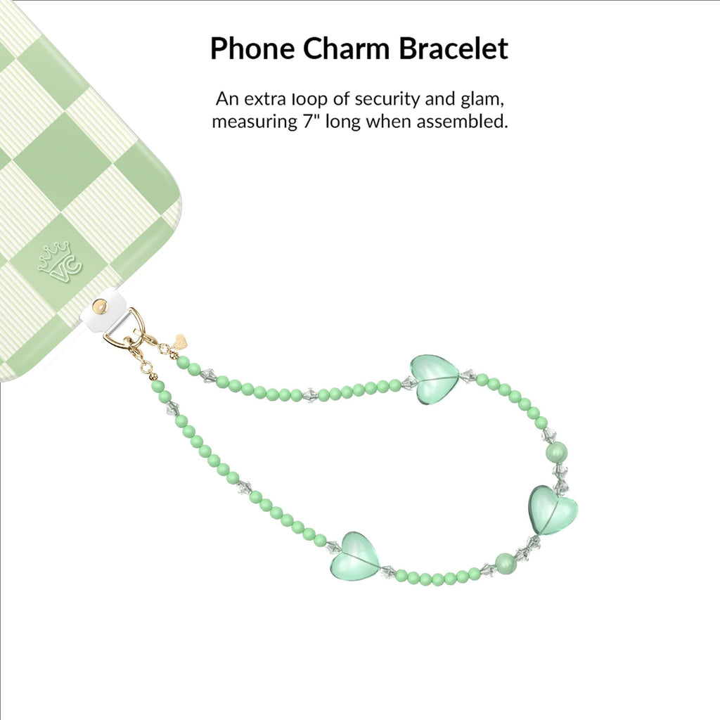 Pistachio Vibe Checkered iPhone Bundle Set