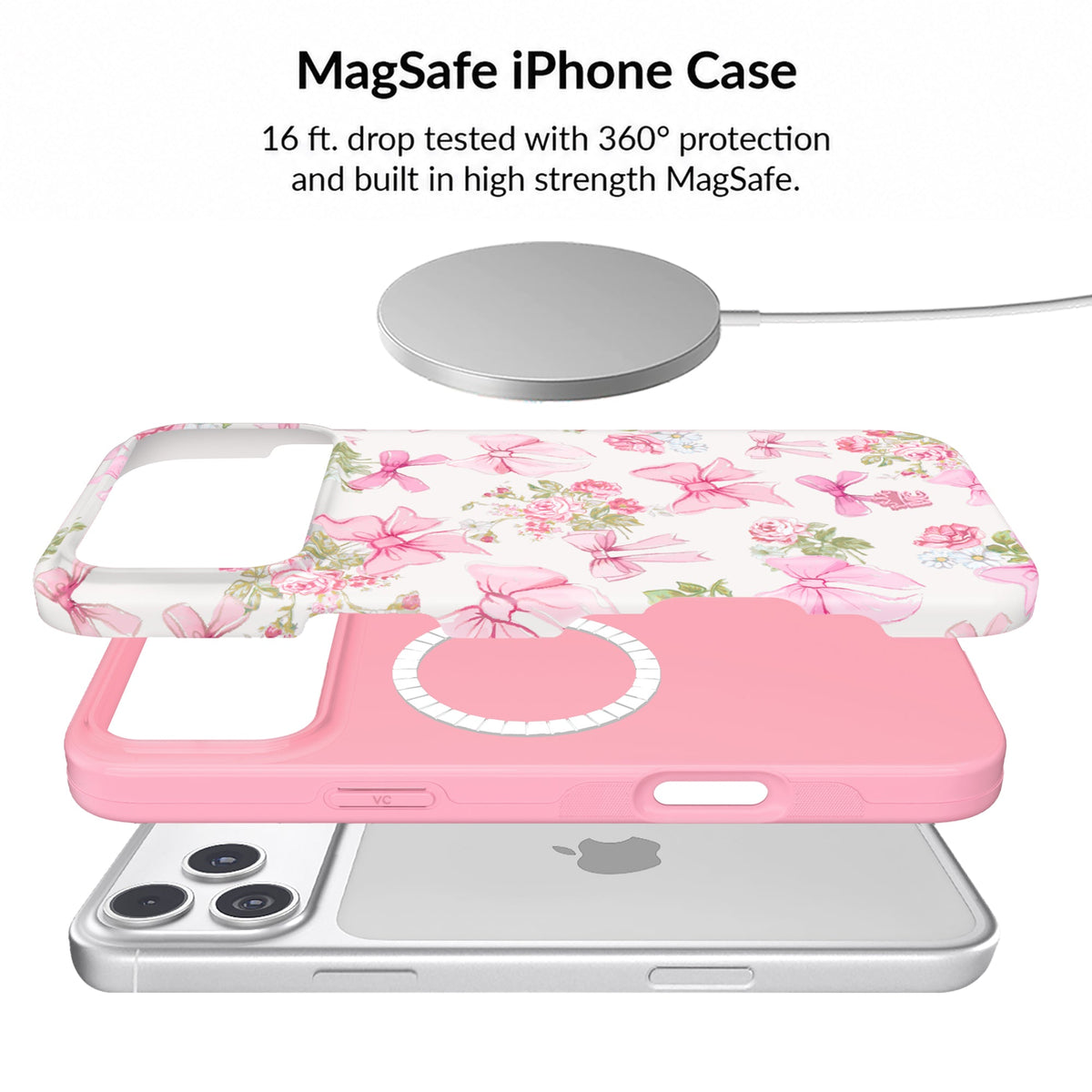 Posie Pink Bows iPhone Bundle Set