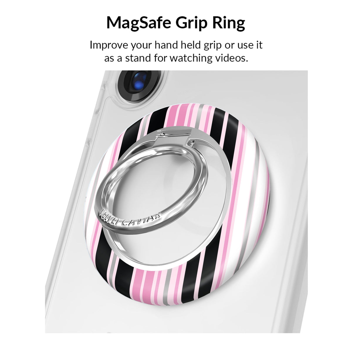 Pretty Punk Stripes Glitter Samsung Bundle Set