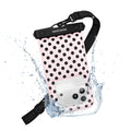 Princess Pink Polka Dot Waterproof Floating Phone Pouch