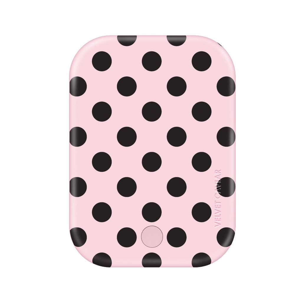 Princess Pink Polka Dot Portable MagSafe Charger Power Pack