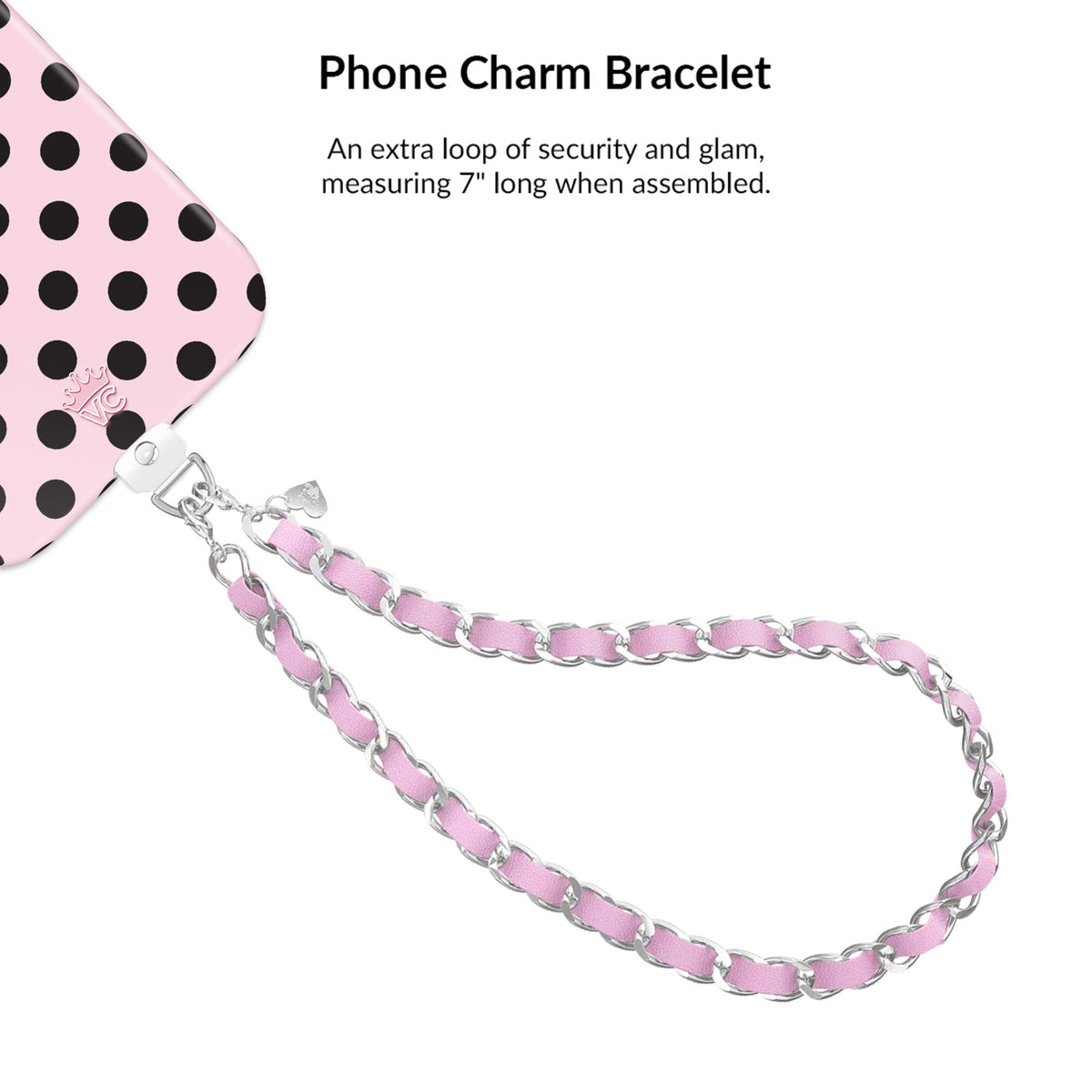 Princess Pink Polka Dot iPhone Bundle Set