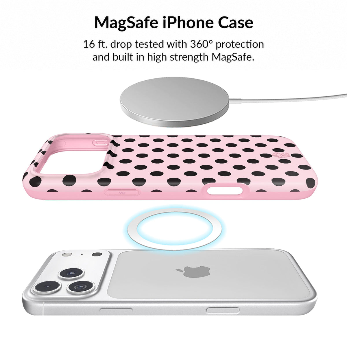 Princess Pink Polka Dot iPhone Bundle Set