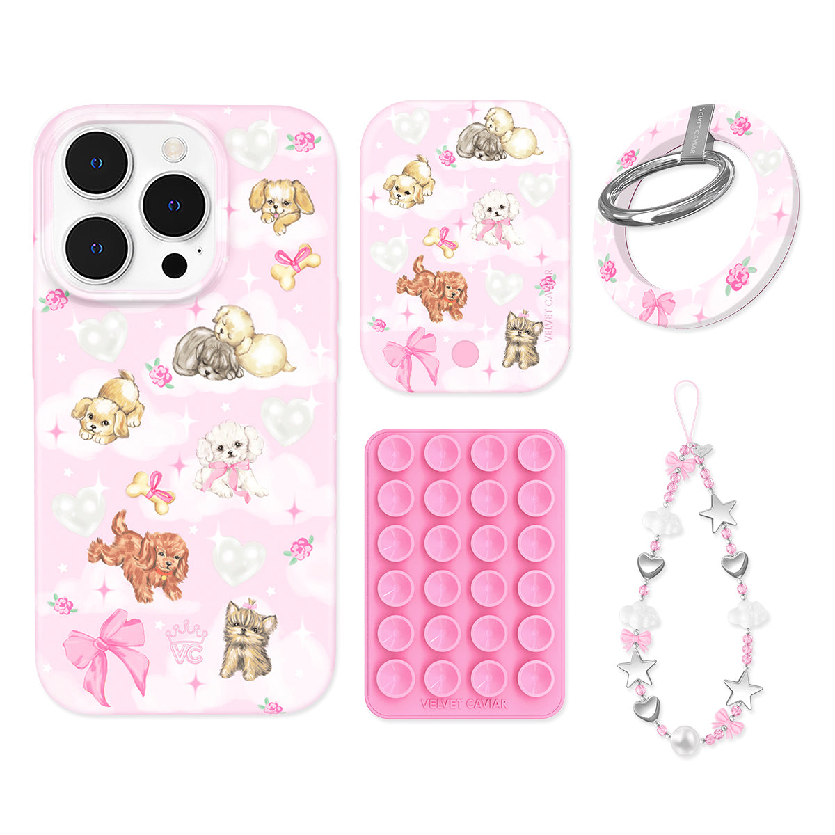 Puppy Love iPhone Bundle Set - Grip
