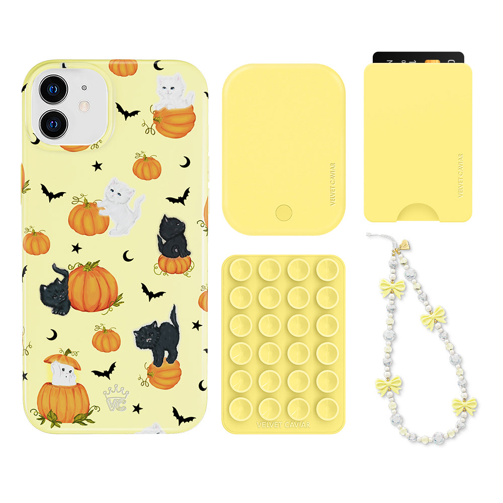 Purrfect Pumpkins iPhone Bundle Set - Wallet