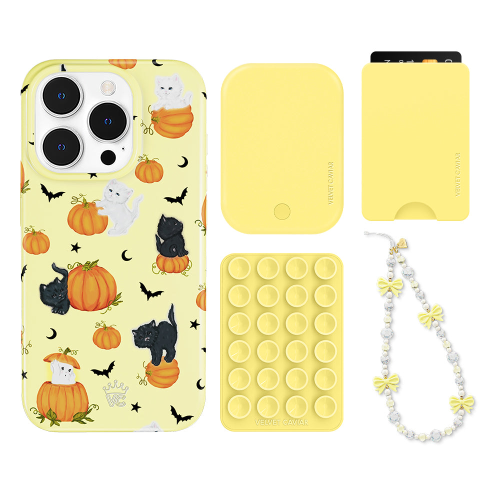 Purrfect Pumpkins iPhone Bundle Set - Wallet