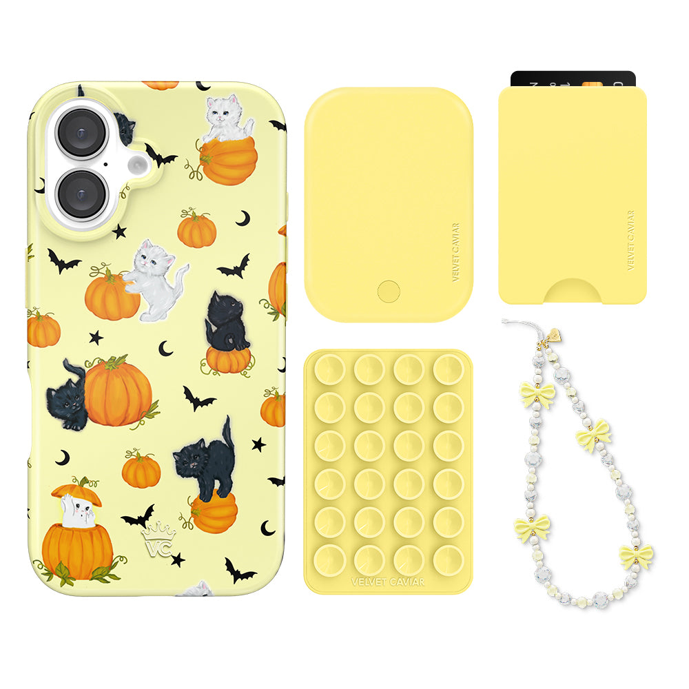 Purrfect Pumpkins iPhone Bundle Set - Wallet