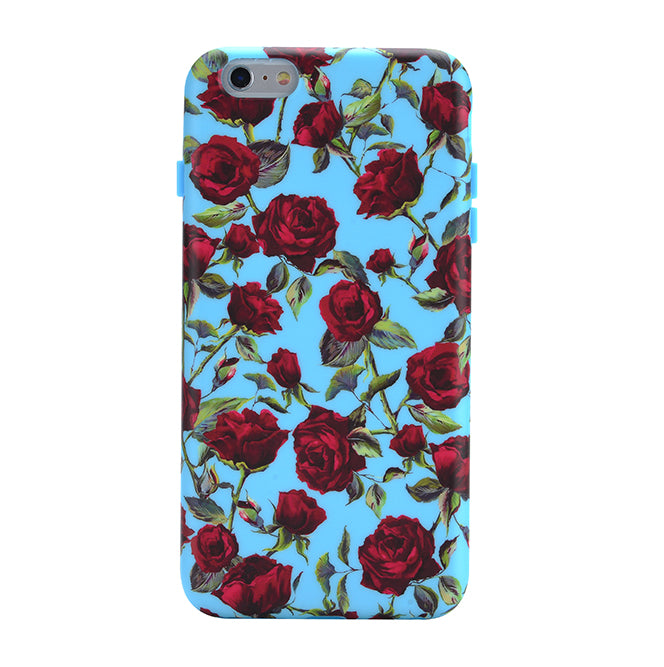 Blue Roses Floral iPhone Case
