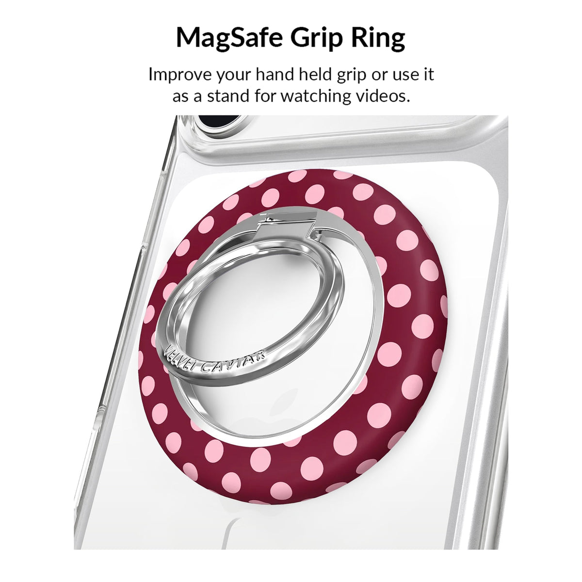 Raspberry Polka Dot iPhone Bundle Set