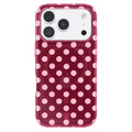 Raspberry Polka Dot iPhone Case