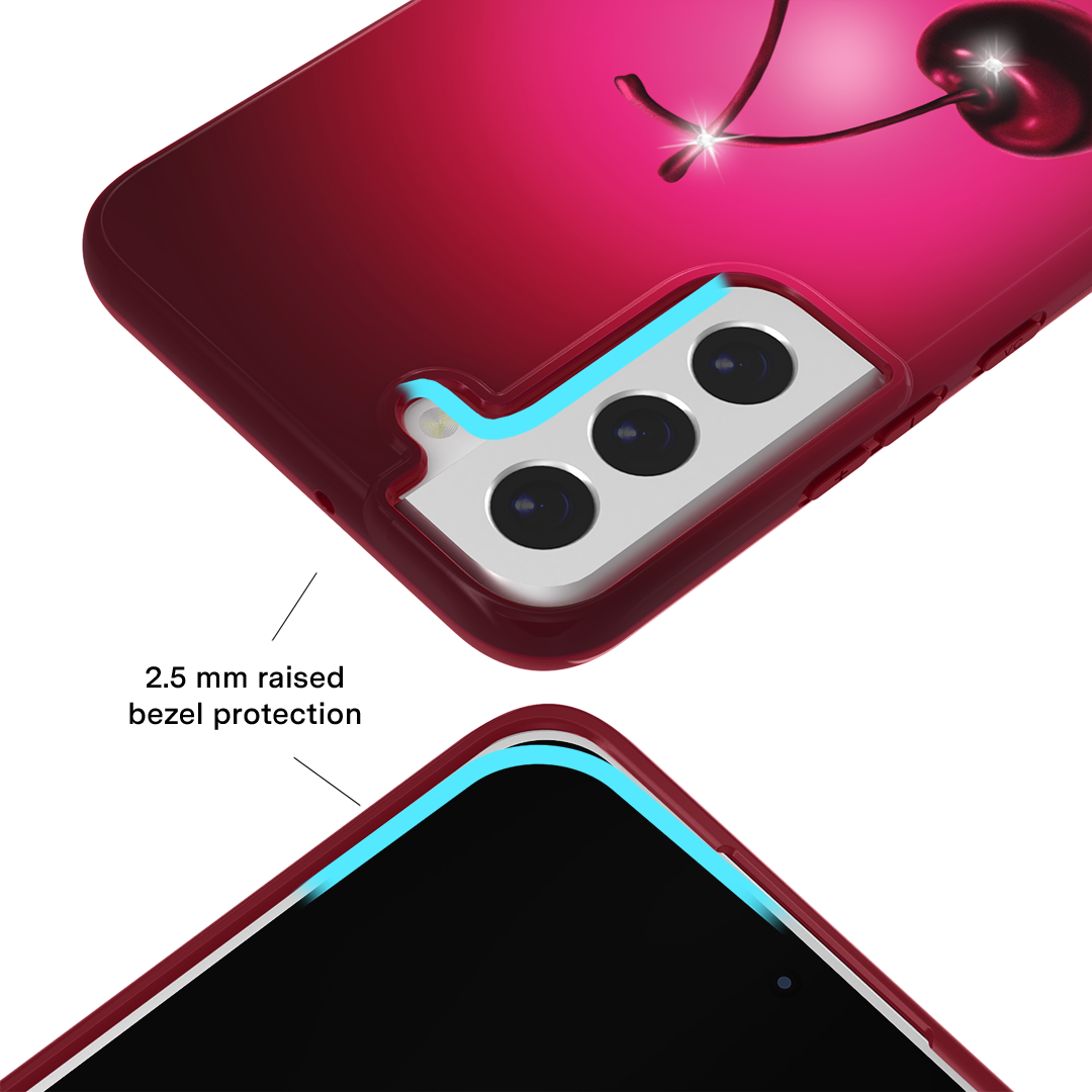 Black Cherry Crystal Samsung Case